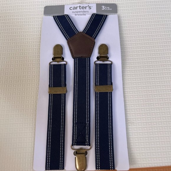 Navy Suspenders - Picture 1 of 2
